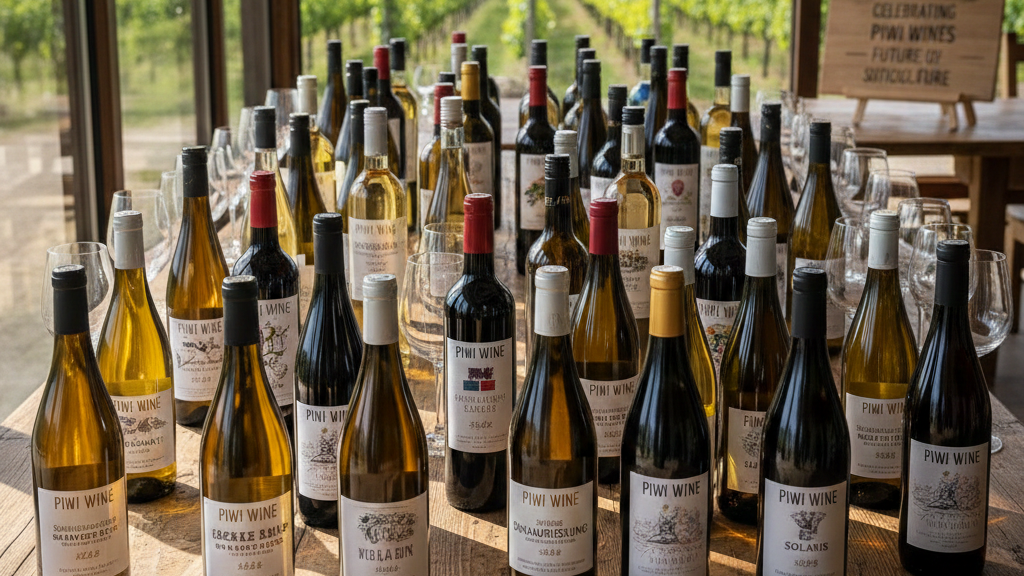 Sixty PIWI wines available for tasting