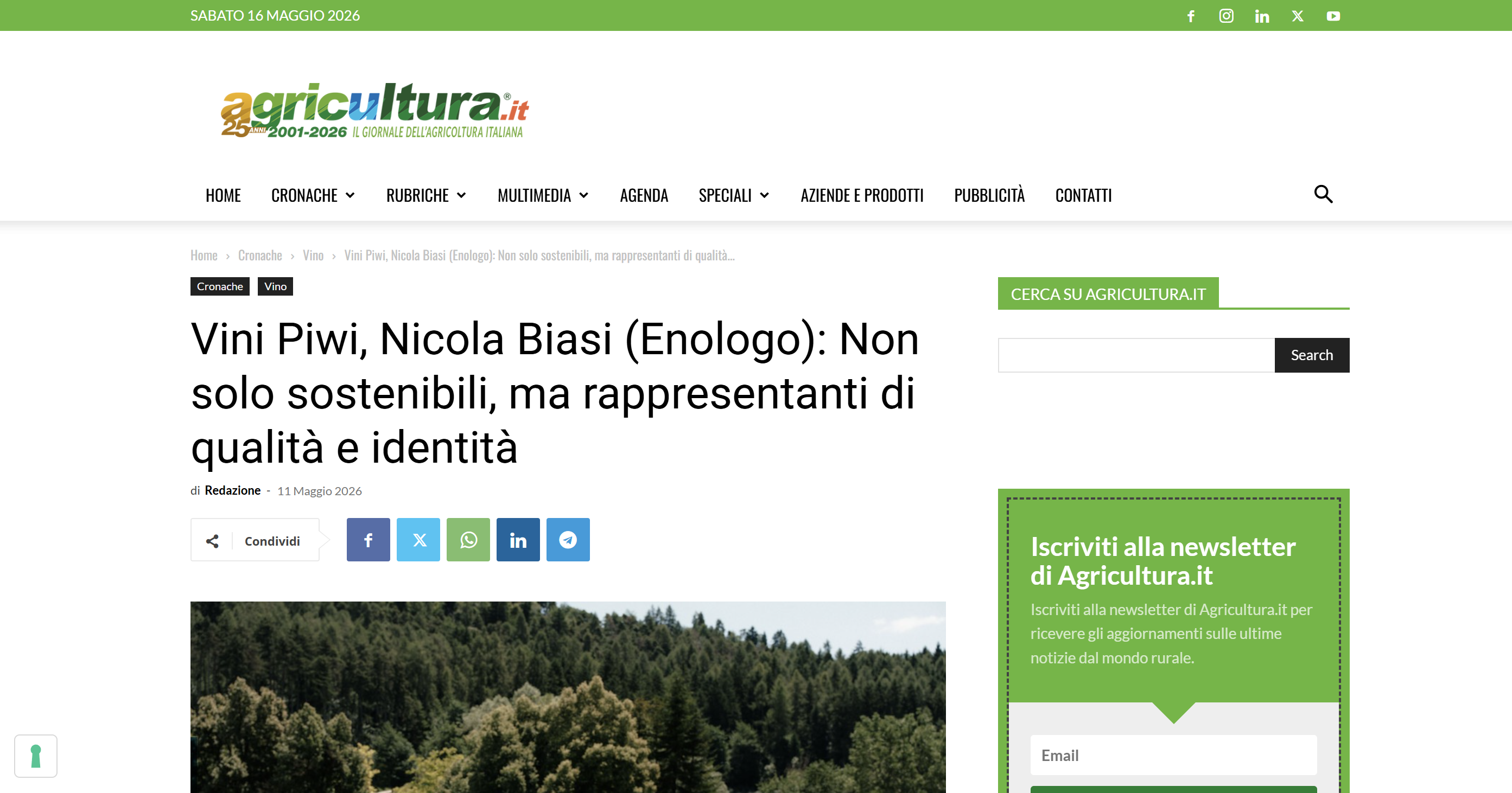 Vini Piwi, Nicola Biasi (Enologo): Non solo sostenibili, ma rappresentanti di qualità e identità
